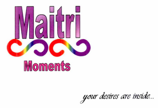 MAITRI MOMENTS YOUR DESIRES ARE INSIDE... logo
