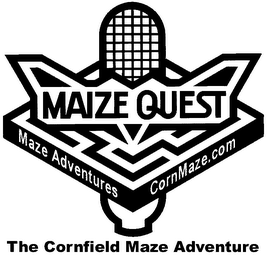 MAIZE QUEST, THE CORNFIELD MAZE ADVENTURE logo