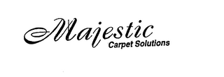MAJESTIC CARPET SOLUTIONS logo