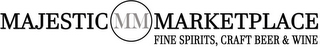 MAJESTIC MM MARKETPLACE FINE SPIRITS, CRAFT BEER & WINE logo