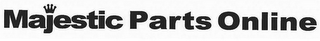 MAJESTIC PARTS ONLINE logo