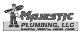 MAJESTIC PLUMBING, LLC COMMERCIAL • RESIDENTIAL • LICENSED • INSURED logo