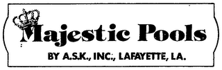 MAJESTIC POOLS BY A.S.K., INC., LAFAYETTE, L.A. logo