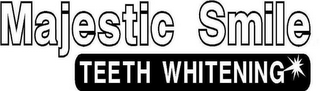 MAJESTIC SMILE TEETH WHITENING logo