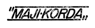 "MAJI-KORDA" logo