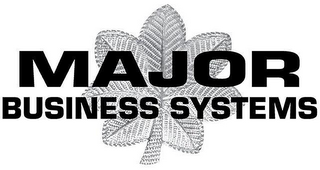 MAJOR BUSINESS SYSTEMS