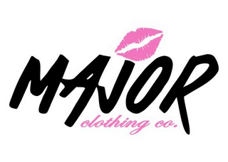 MAJOR; CLOTHING CO. logo
