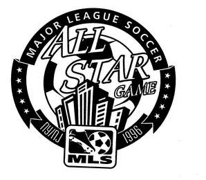 MAJOR LEAGUE SOCCER ALL STAR GAME NY/NJ MLS 1996 logo