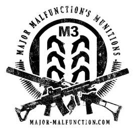 MAJOR MALFUNCTION'S MUNITIONS M3 MAJOR-MALFUNCTION.COM logo