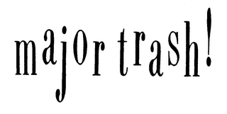 MAJOR TRASH! logo