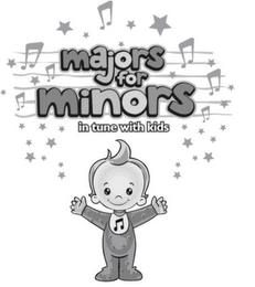 MAJORS FOR MINORS IN TUNE WITH KIDS logo