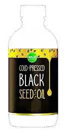 MAJU SUPERFOODS COLD-PRESSED BLACK SEED OIL logo