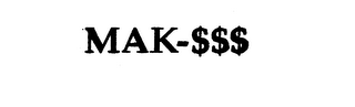 MAK-$$$ logo