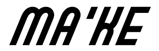 MA'KE logo