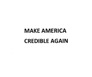 MAKE AMERICA CREDIBLE AGAIN logo