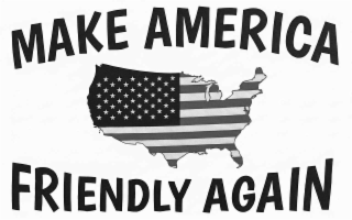MAKE AMERICA FRIENDLY AGAIN logo