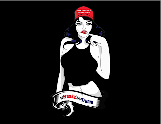 MAKE AMERICA GREAT AGAIN FREAKS FOR TRUMP logo