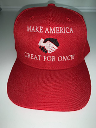 MAKE AMERICA GREAT FOR ONCE! logo