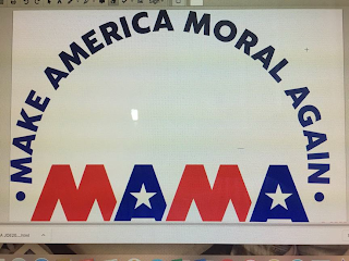 MAKE AMERICA MORAL AGAIN MAMA logo