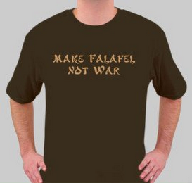 MAKE FALAFEL NOT WAR logo