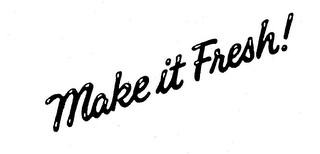 MAKE IT FRESH! logo