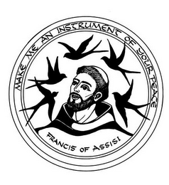 MAKE ME AN INSTRUMENT OF YOUR PEACE ST FRANCIS OF ASSISI logo