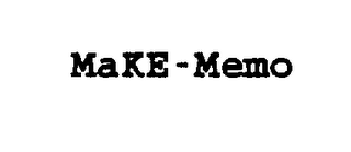 MAKE-MEMO