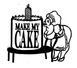 MAKE MY CAKE I CAKE ALIYYAH logo