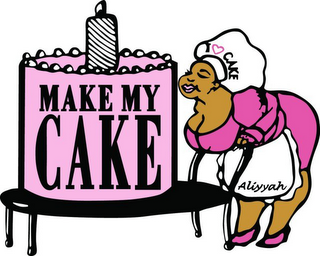 MAKE MY CAKE I CAKE ALIYYAH logo