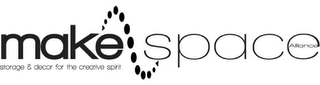 MAKE SPACE ALLIANCE STORAGE & DECOR FORTHE CREATIVE SPIRIT logo