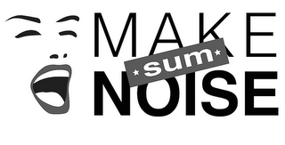 MAKE SUM NOISE logo