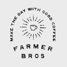 MAKE THE DAY WITH GOOD COFFEE FARMER BROS logo
