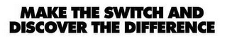 MAKE THE SWITCH AND DISCOVER THE DIFFERENCE logo