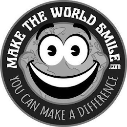 MAKE THE WORLD SMILE.COM YOU CAN MAKE A DIFFERENCE logo