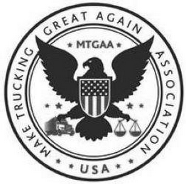 MAKE TRUCKING GREAT AGAIN ASSOCIATION USA MGTAA logo