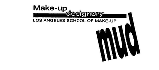 MAKE-UP DESIGNORY LOS ANGELES SCHOOL OF MAKE-UP MUD logo