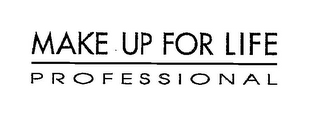 MAKE UP FOR LIFE PROFESSIONAL logo