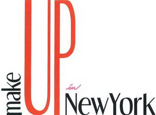 MAKE UP IN NEW YORK logo