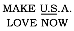 MAKE U.S.A. LOVE NOW logo