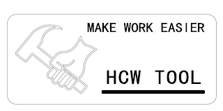MAKE WORK EASIER HCW TOOL logo
