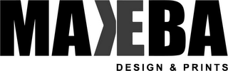 MAKEBA DESIGN & PRINTS logo