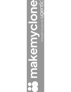 MAKEMYCLONE BROUGHT TO YOU BY UGENTIC AI logo