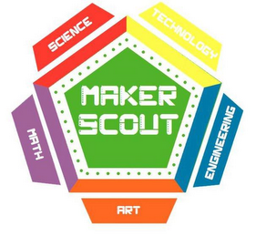 MAKER SCOUT SCIENCE TECHNOLOGY ENGINEERING ART MATH logo