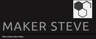 MAKER STEVE WHEN A HACKER STARTS MAKING logo