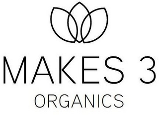 MAKES 3 ORGANICS logo