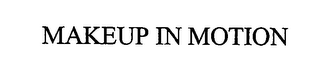 MAKEUP IN MOTION logo