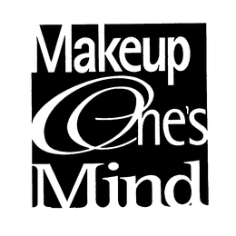 MAKEUP ONE'S MIND logo
