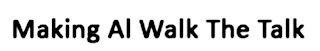 MAKING AI WALK THE TALK logo