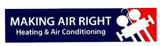 MAKING AIR RIGHT HEATING & AIR CONDITIONING logo