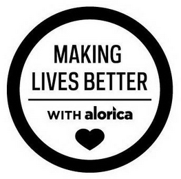 MAKING LIVES BETTER WITH ALORICA logo